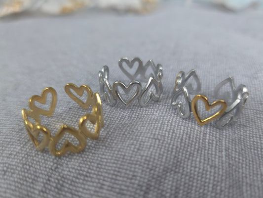 Fabulous Hearts Rings -24
